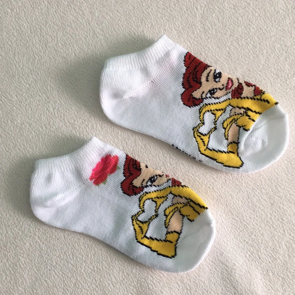 👑🌹New Disney Princess Belle Ankle Socks, Bundle and Save (see below) 🌹👑